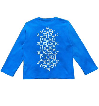 Maru Cobalt Waffle Long Sleeve