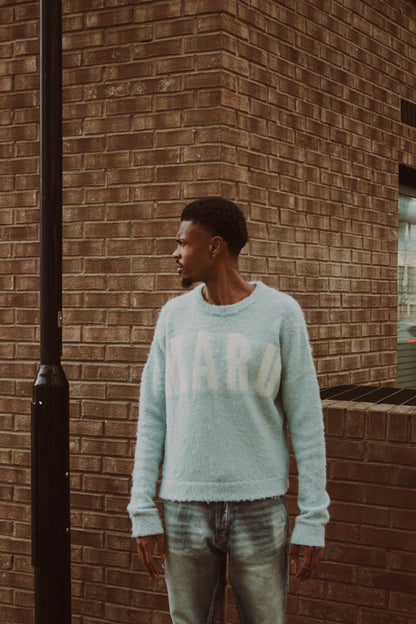 Azure Blue knit sweater